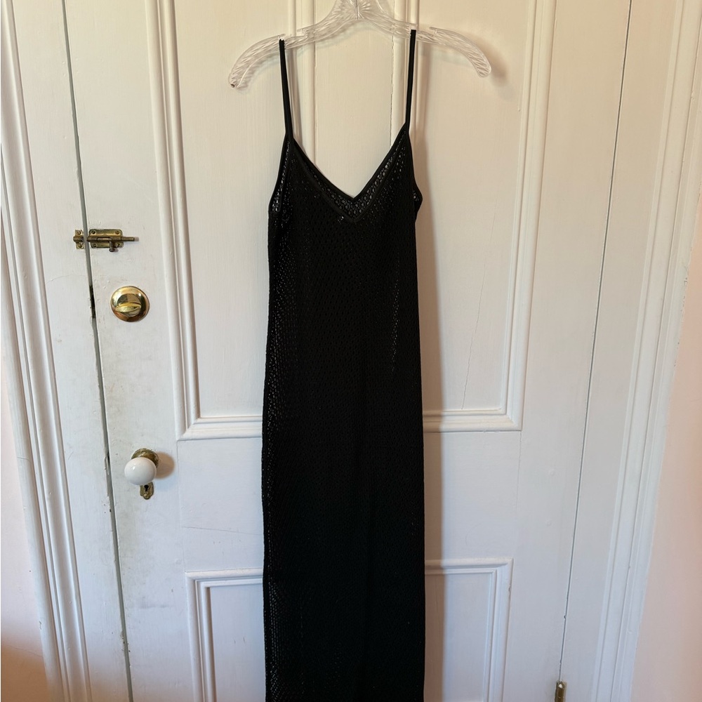 Mango Elegant Black Swim Coverup